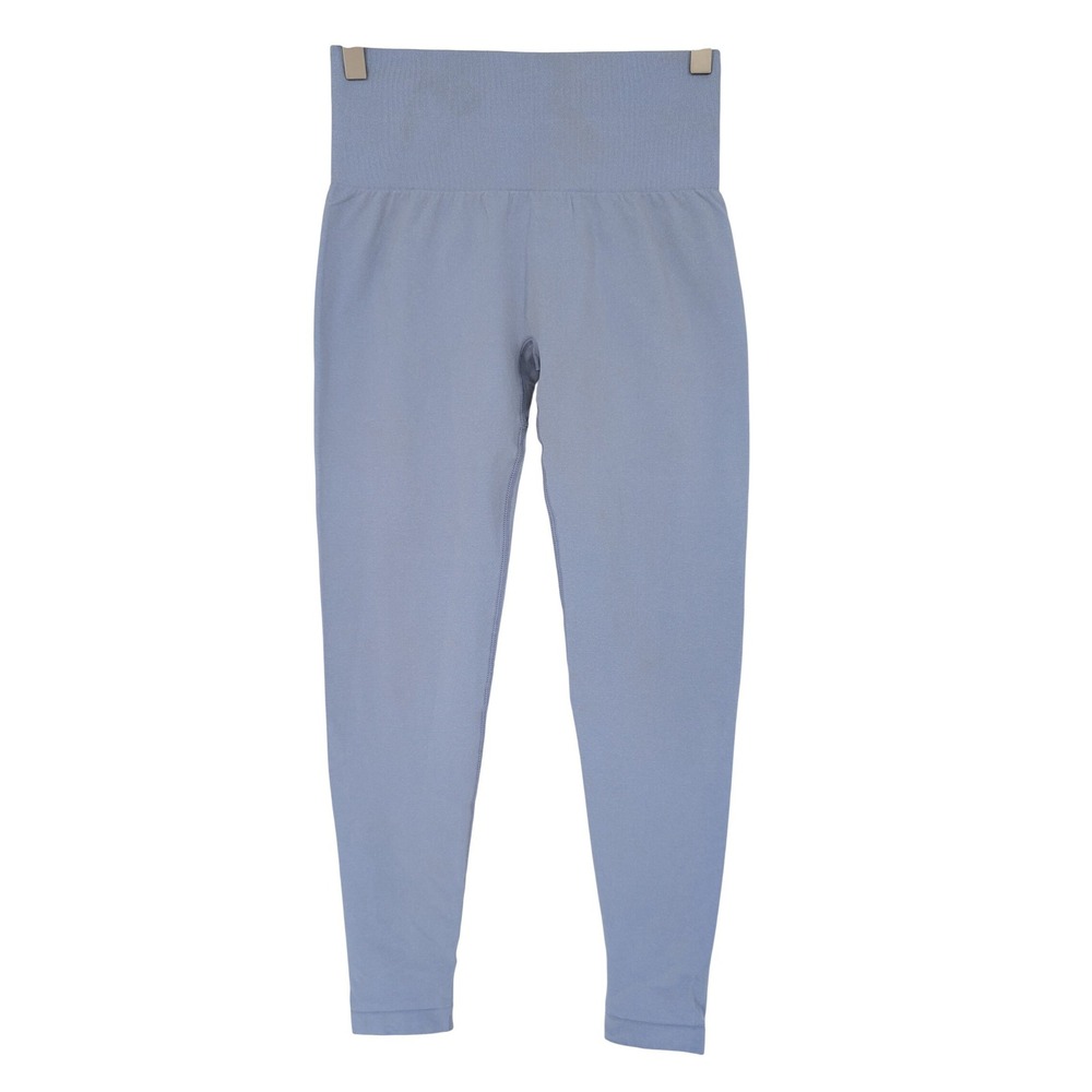 NVGTN Leggings Womens S Sky Blue Seamless High Waist Compression Activewear Gym